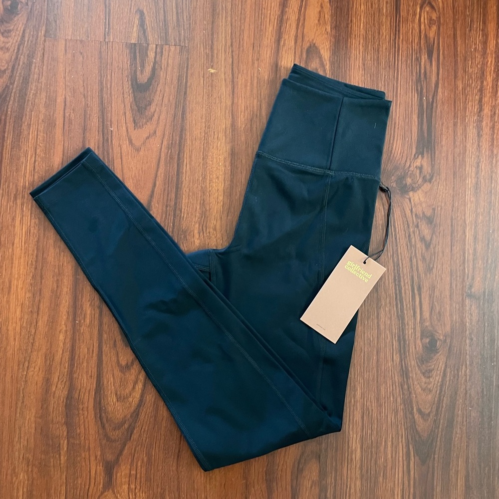 Girlfriend Collective black leggings compressive - S